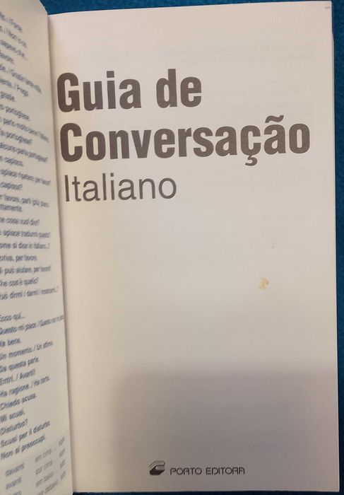 Guia de conversação - italiano