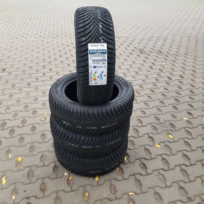 4x 215/55R16 Kumho Solus 4S HA32 Nowy komplet opon całorocznych Poznań