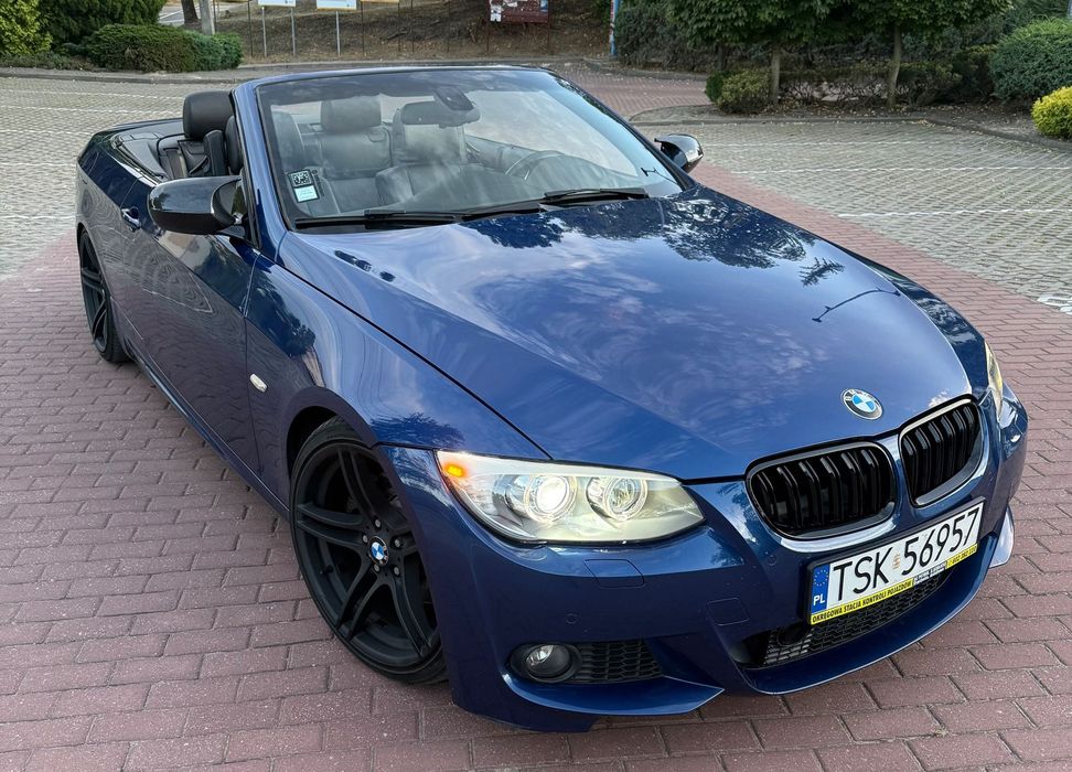 BMW Seria 3 BMW E93 330d lift mpakiet lemans full opcja radar keyless zamiana
