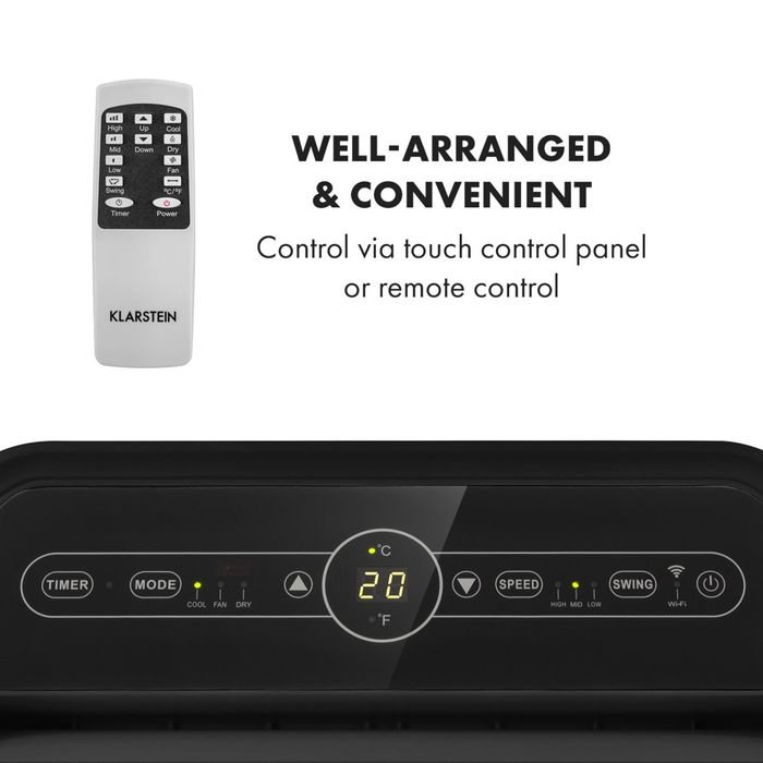 Ar-condicionado 12.000 BTU Wi-fi Klarstein