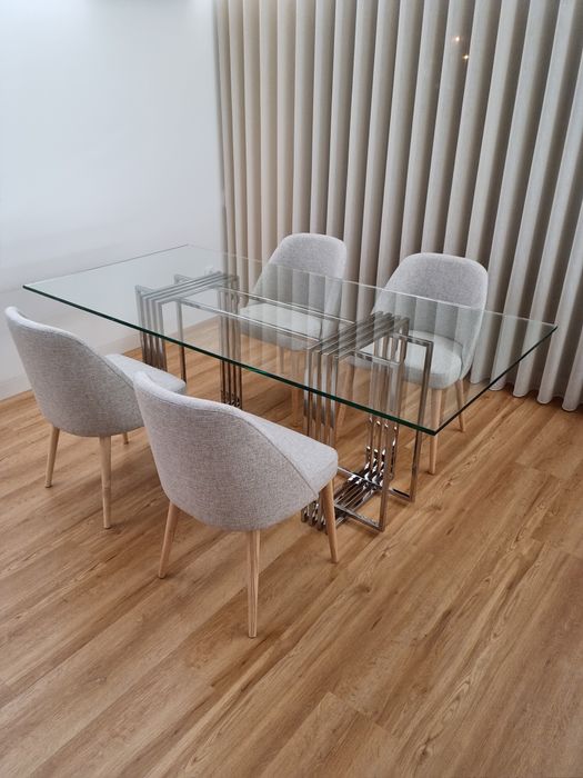 Mesa de jantar , vidro , marmore ou madeira