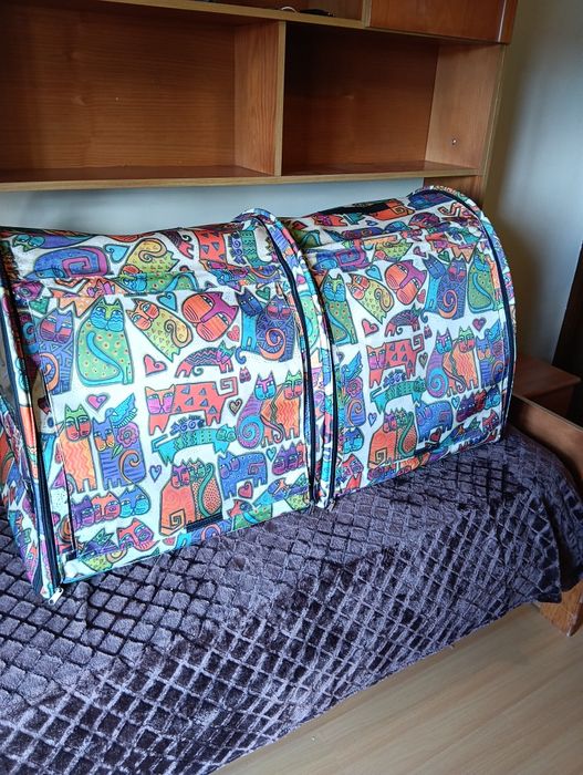 Tenda de exposição.