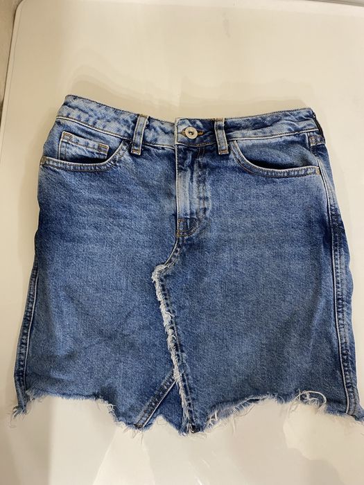 Джинсова міні спідниця river island
