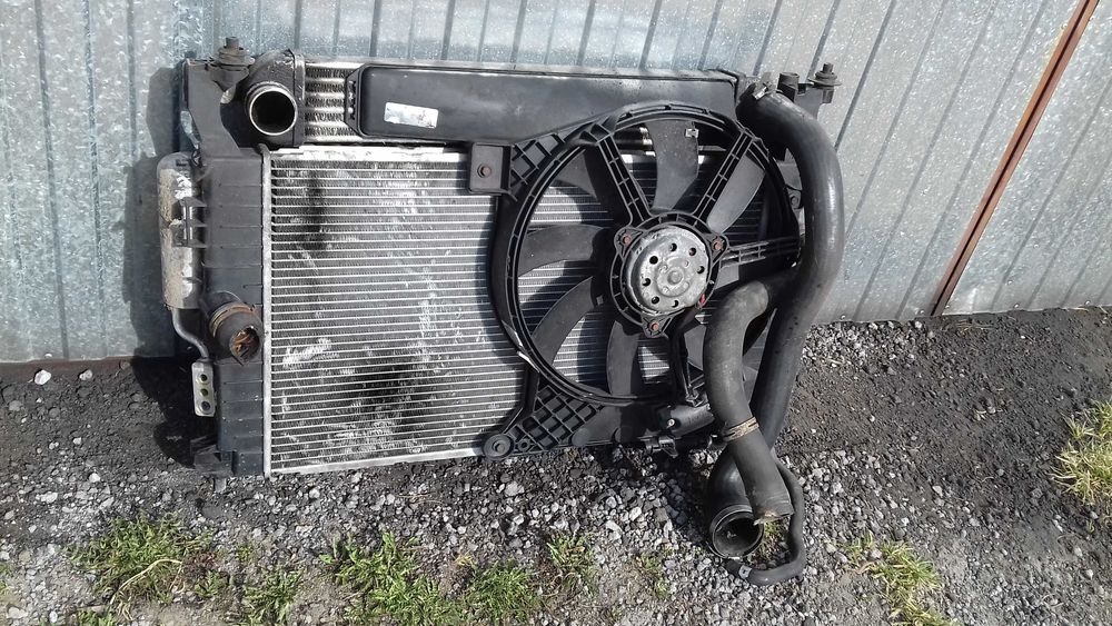 Opel Meriva A 1.7 cdti komplet chłodnic wentylator