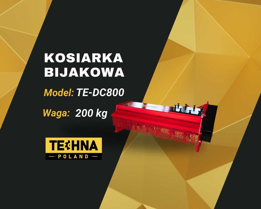 Mulczer hydrauliczny kosiarka bijakowa DC800,200KG,do maszyn 2–4,5t