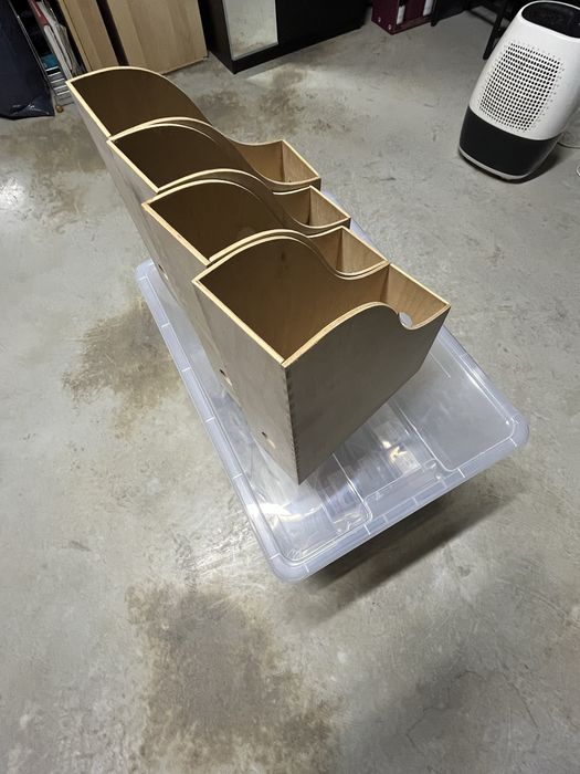 Suportes de madeira para livros