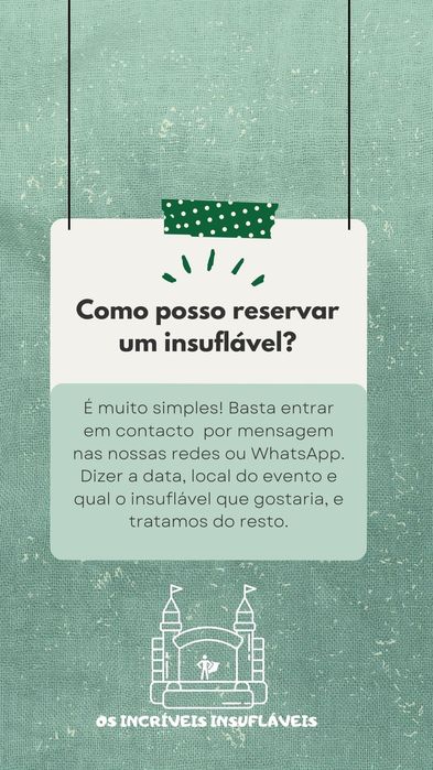 Insuflável CASTELO Alugamos insuflável pula pula para a sua festa