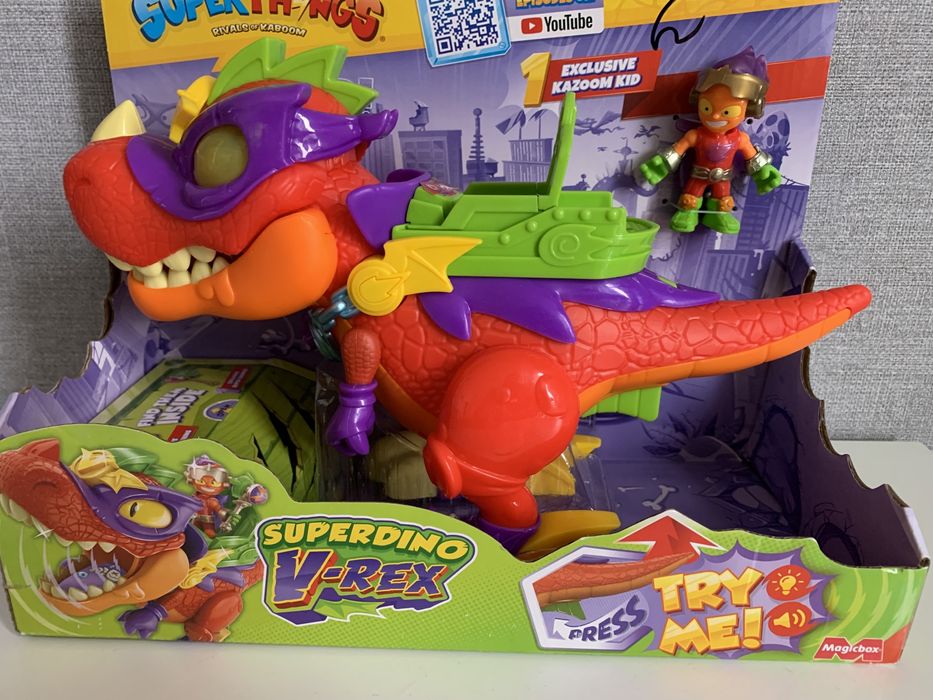 Super Things Dino V-rex kazoom kids діно динозавр