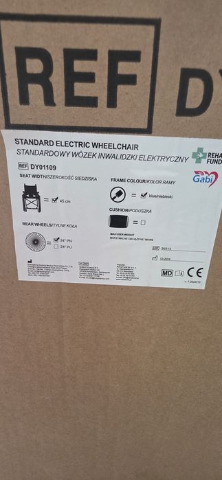 Inwalidzki wózek elektryczny