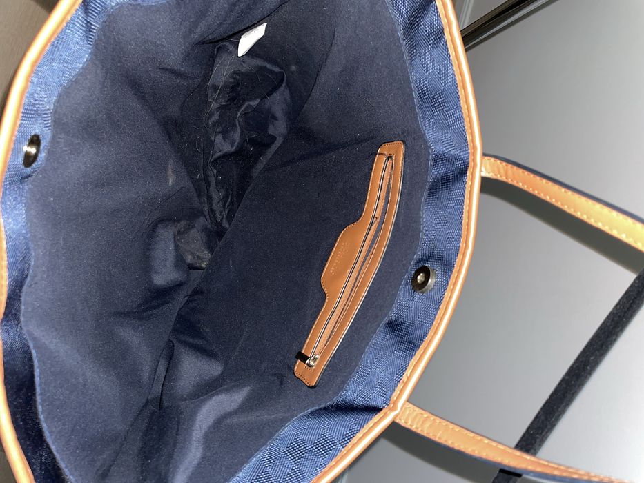 Torba shopper A4 granatowa