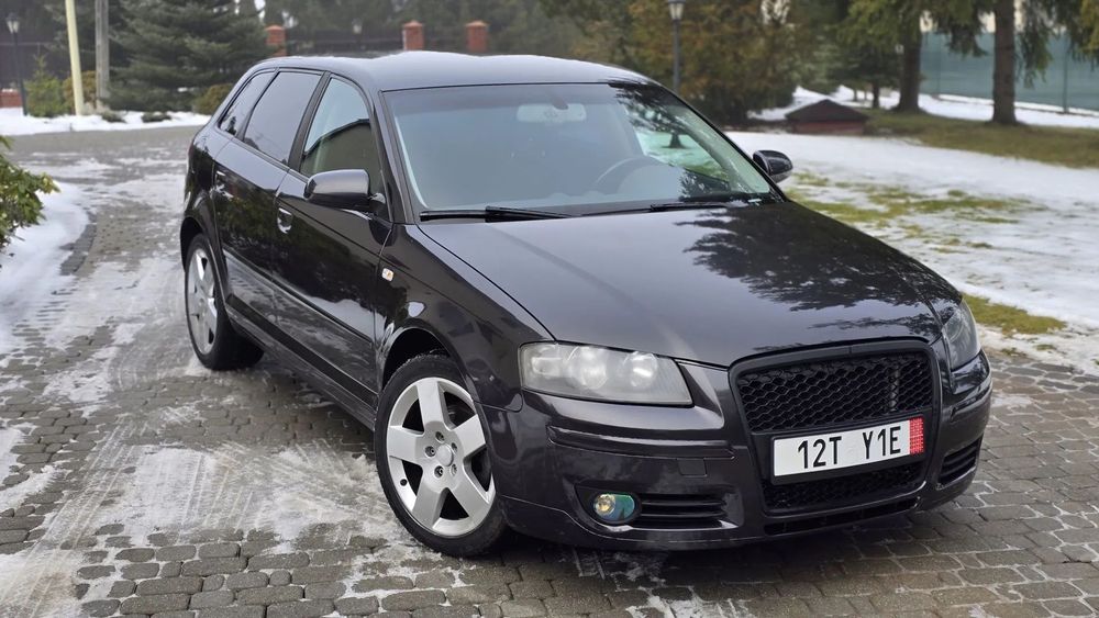 Audi A3 Sportback Piękne A3 Sportback Alu 17'' Duży Serwis Nowy Rozrząd Dwumas Zarejestr