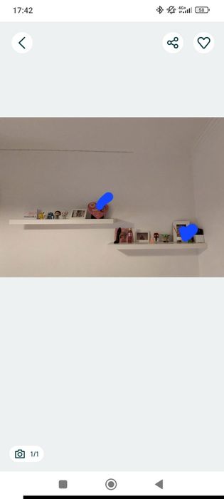 2 prateleiras IKEA em bom estado
