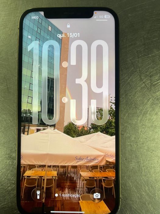 iPhone 12 Pro 128 gb bateria 75 % cor dourada