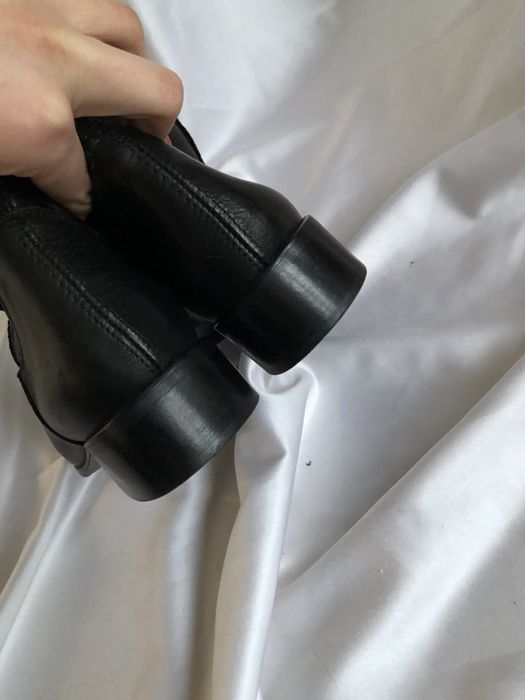 Skórzane kozaki nowe 38 made in italy
