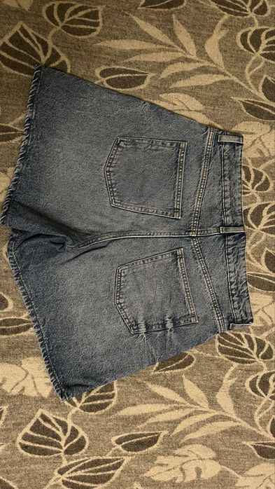 Джинсові шорти з високою посадкою H&M