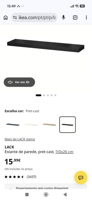 Prateleiras Lack