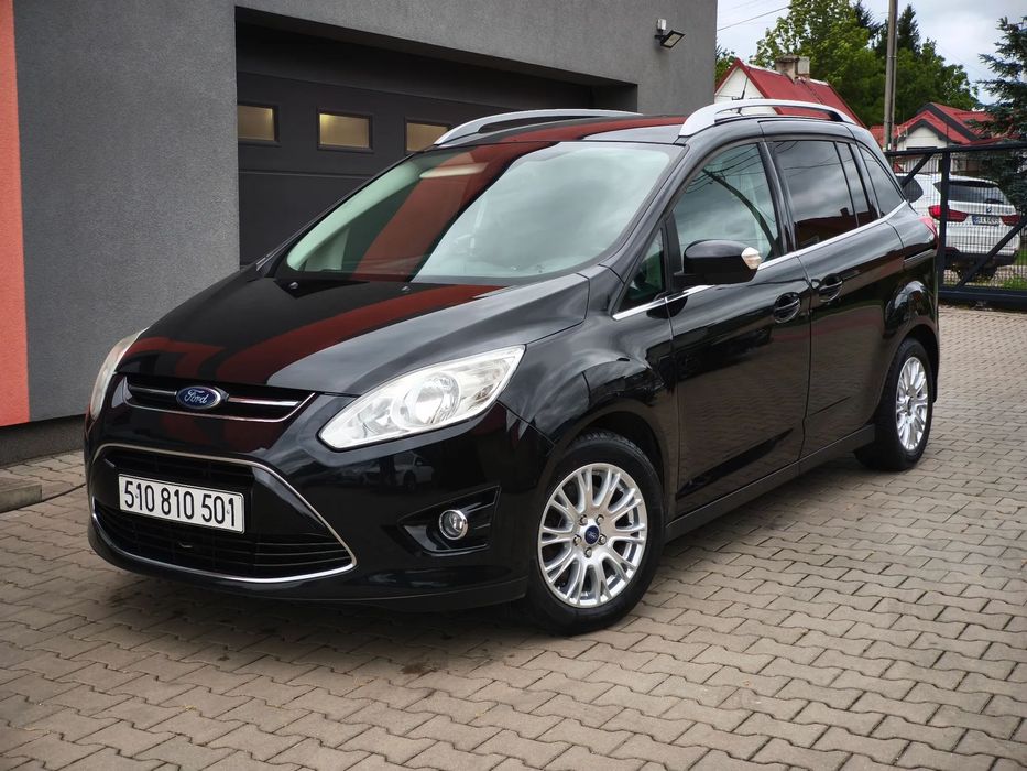 Ford Grand C-MAX Oryginalny Lakier Nawigacja Stan Bardzo Dobry Po Opłatach Gwarancja