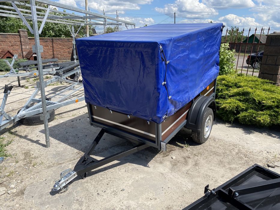 «Світ Причепів» Новий легковий причіп з вищим тентом 1.20х2.00м