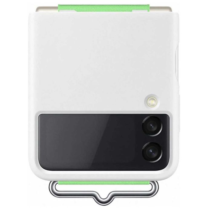 Оригинальный чехол Samsung Galaxy Z Flip 3 Silicone Cover With Strap