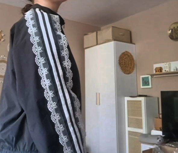 Coquette Adidas wiatrówka from temu