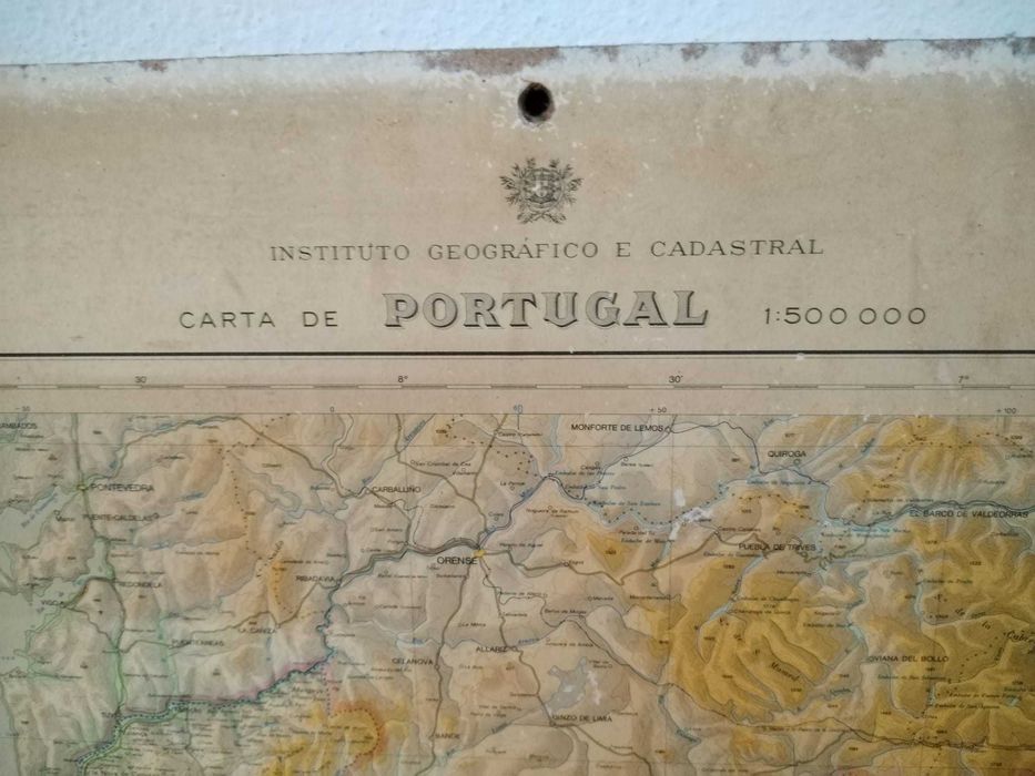 Mapa de Portugal - 1974