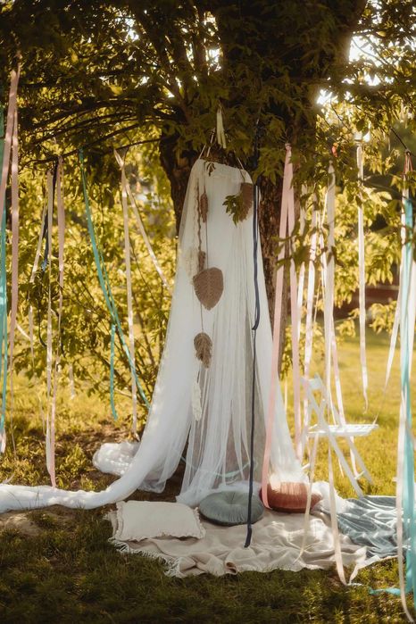 Akcesoria na sesję zdjęciową, aranżacja sesji zdjęciowej, tiul