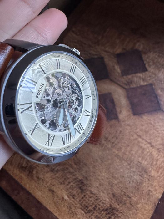Relogio Fossil skeleton automatico 45 mm