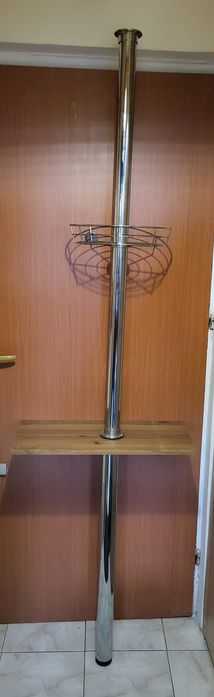 Rura chromoniklowa z koszem na owoce