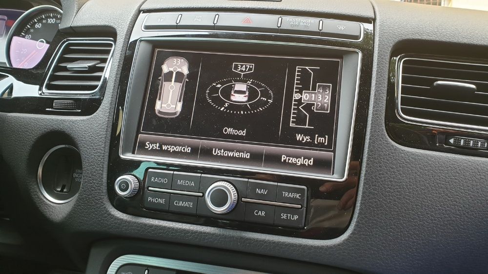 VW Touareg RNS 850 Polskie Menu Lektor, Mapa 6.36.0  2023