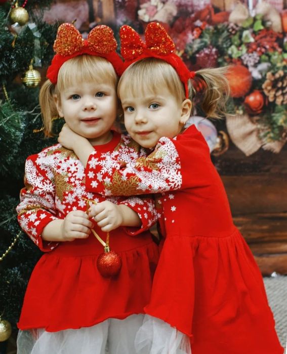 Платье снежинки новый год 2-3 года