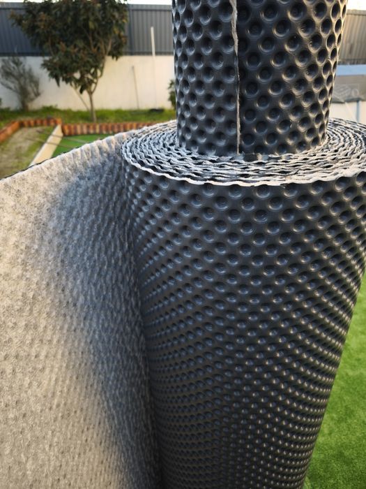 Tela/Membrana/Lâmina pitonada com geotextil