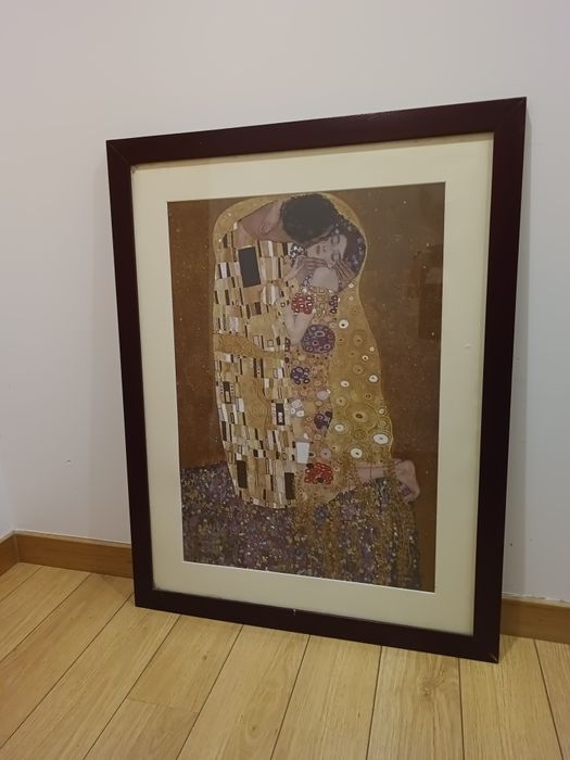 Quadro "o beijo" de  Gustav Klimt