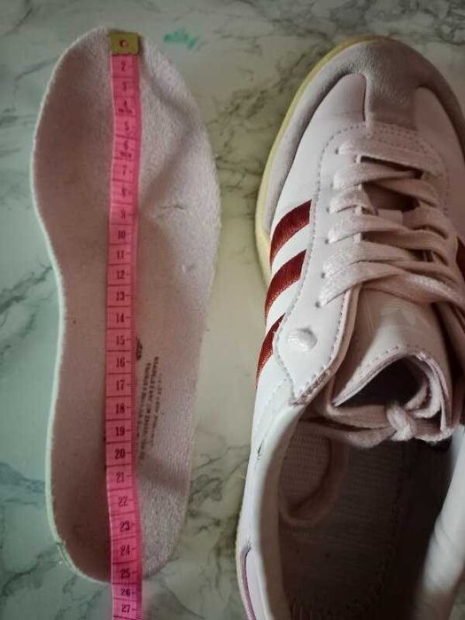 Кеди трендові  Adidas\натур.замша --рожева пудра\ р.39