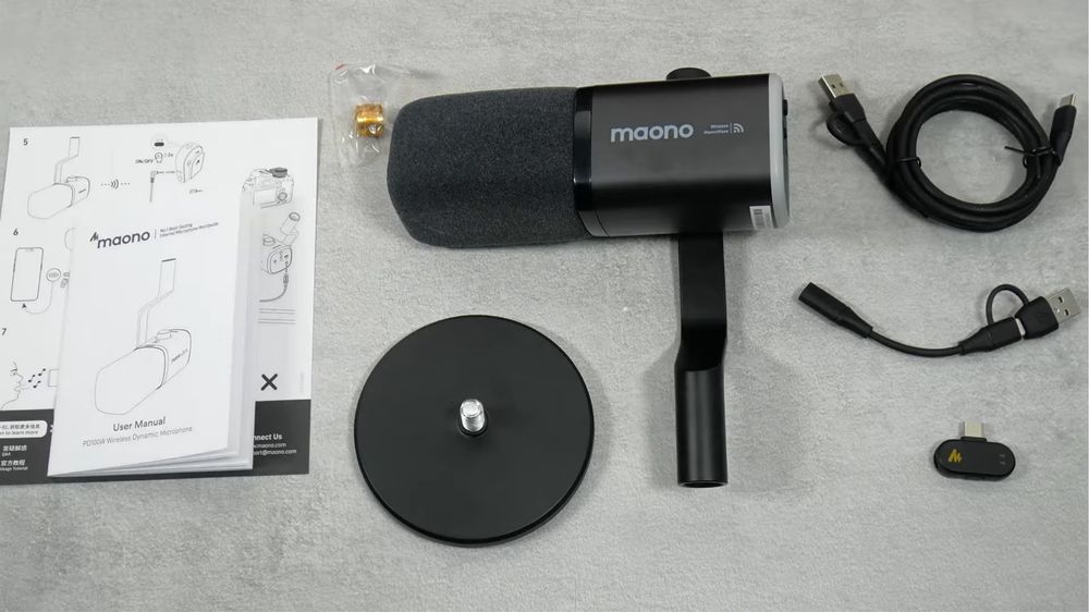 Бездротовий мікрофон Maono PD100W