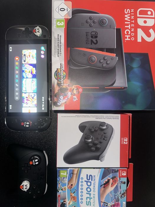 Nintendo Switch 2 – Como NOVA + 3 Jogos + Conta Incluída, Acessoríos