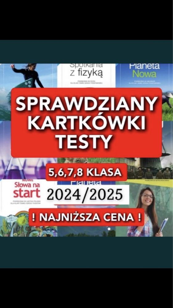 Sprawdziany Nowa Era Klasa 7 Tes/ty klasa7,8,5,6,4, Nowa Era_ Sprawdziany -_Planetanowa_GWO_Wsip