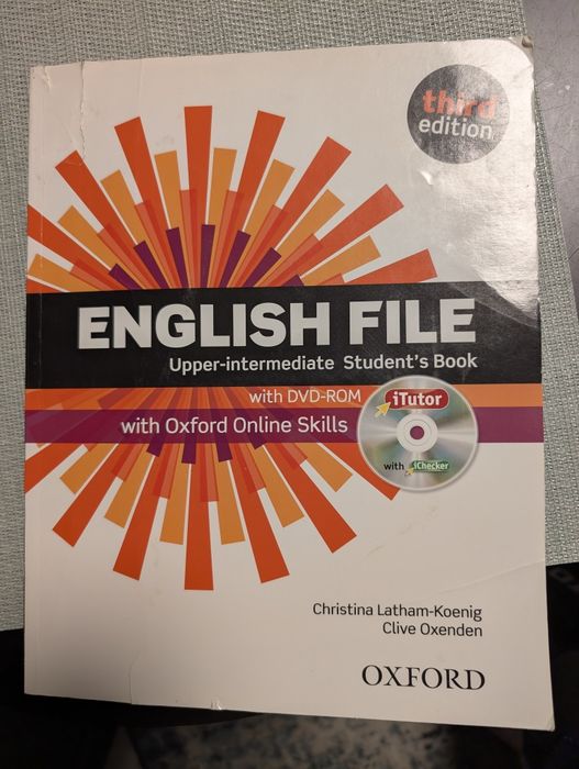 English File Upper-intermediate Student's book third edition OXFORD + DVD