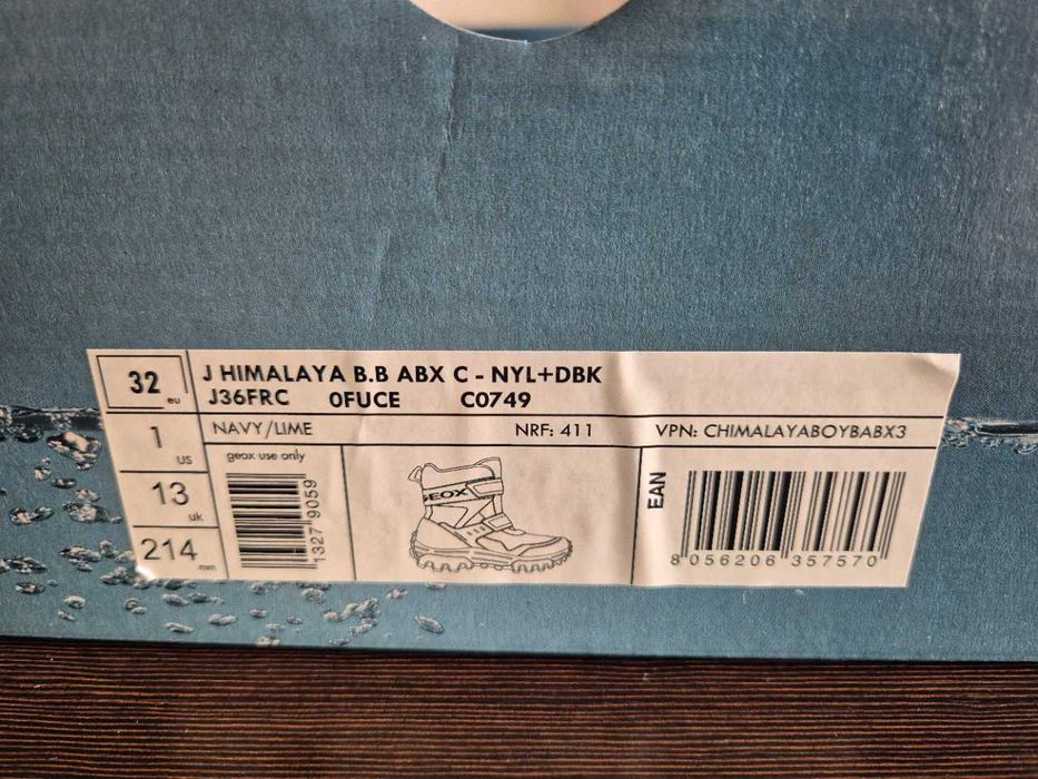 Buty zimowe, śniegowce Geox - rozmiar 32