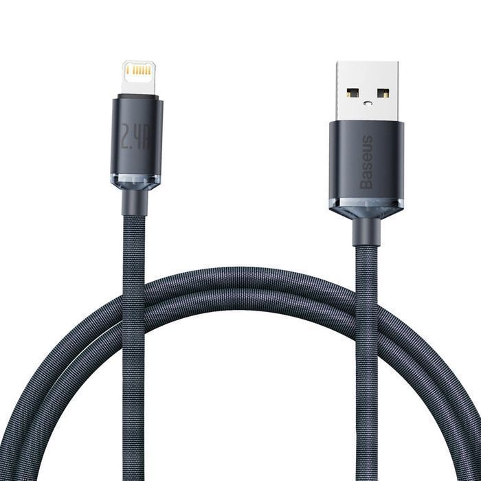 Baseus kabel przewód USB Typ A - Lightning 2,4A 1,2m czarny