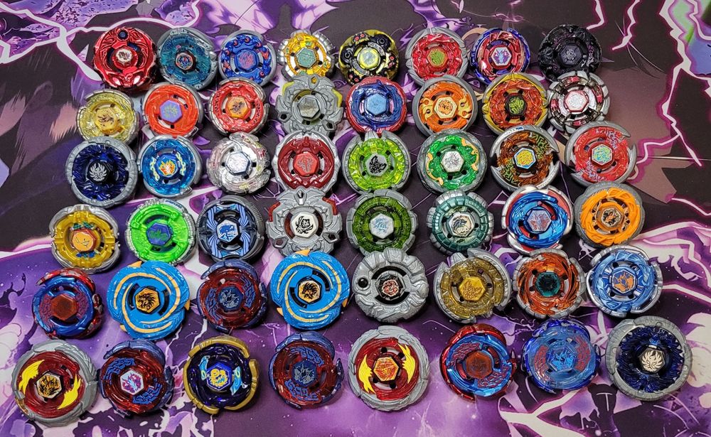 Coleção de Beyblades Metal Fusion/Masters/Fury Individualmente