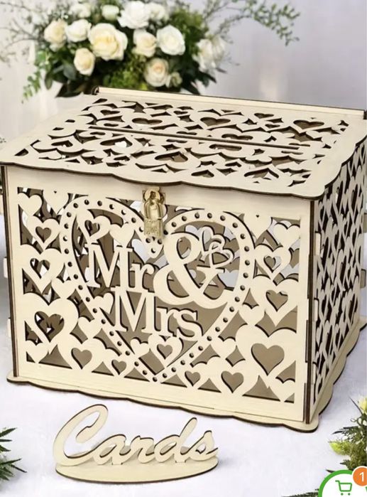 Бокс для грошей на весілля