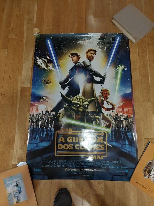 Grande poster publicitário star wars