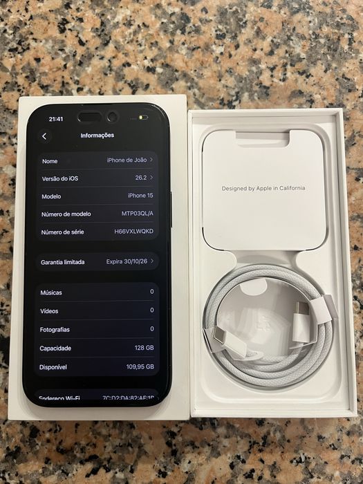 Iphone 15 128GB black