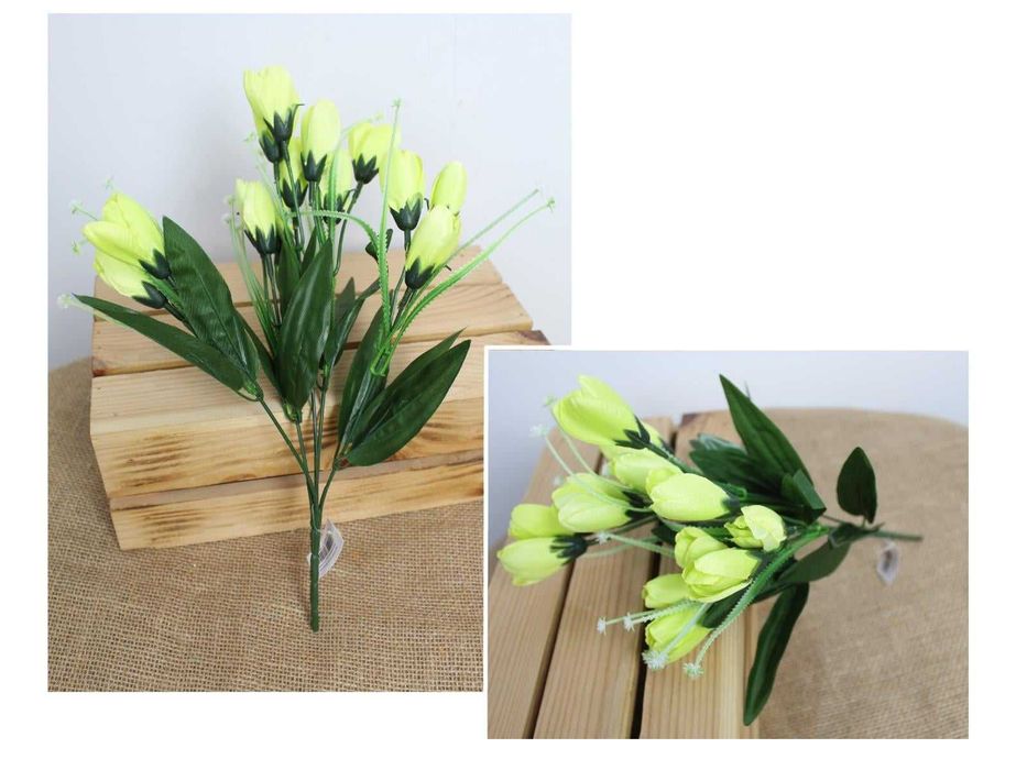 KROKUSY sztuczne bukiet sztucznych krokusów kwiaty sztuczne  33 cm