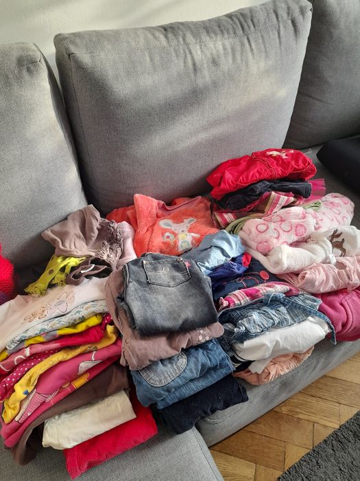 Paka ubranek dziewczynka 68 do 80cm