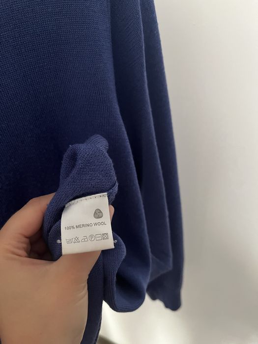 Chabrowy półgolf 100% wełna merino