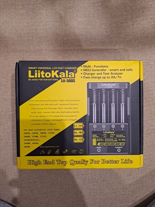 Топ зарядний пристрій LiitoKala Lii-500S