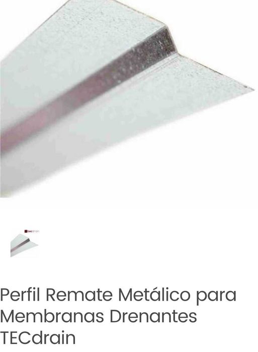 4 Rolos Membrana Drenante TECdrain H15 Plus + Oferta Perfis e Fixações