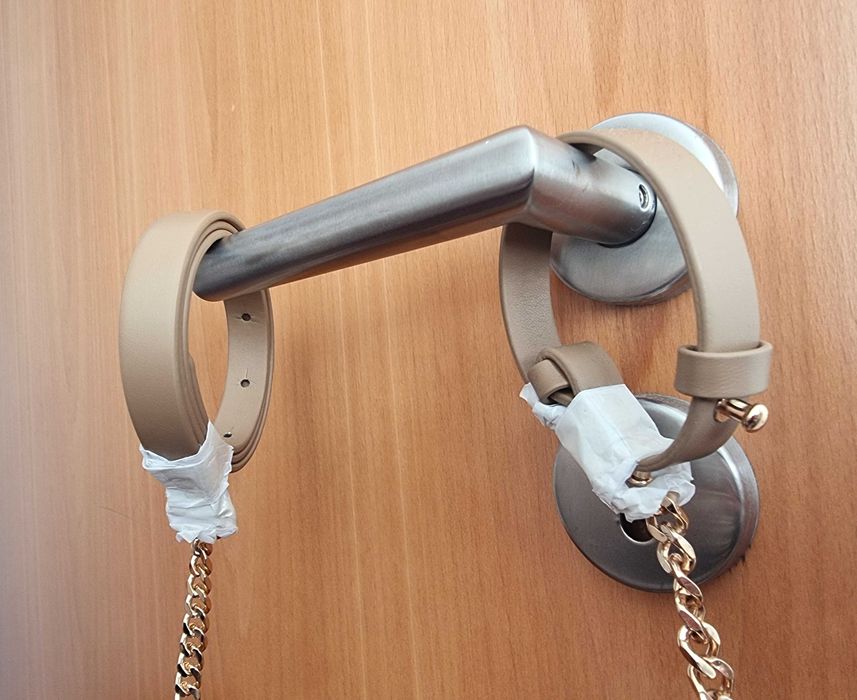 Mala camel e dourada Parfois - nova com etiqueta