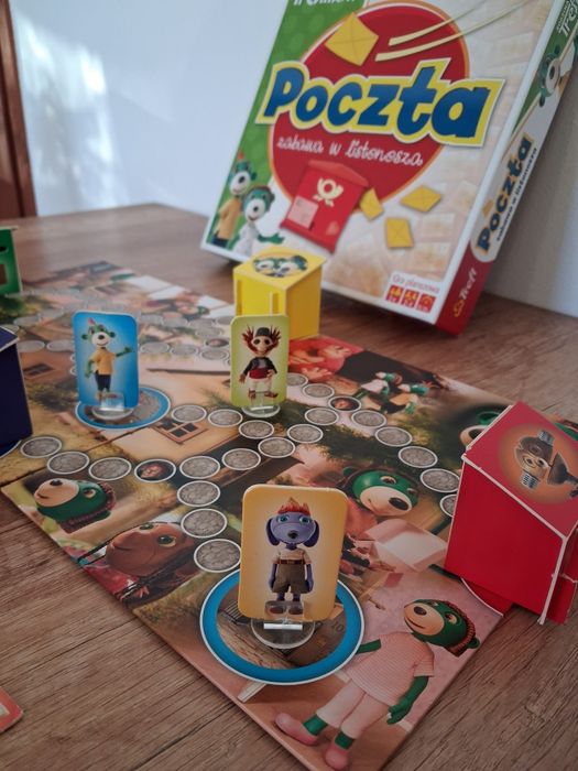 TREFL Poczta Rodziny Treflików gra planszowa, rodzinna